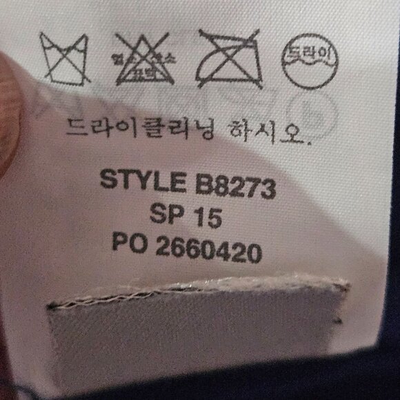 Vintage J Crew Blue A-Line Skirt Back Vent Pockets Knee-Length Zipper - Picture 13 of 15